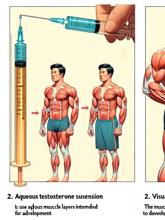 Aqueous testosterone suspension as a physical enhancement method in sports