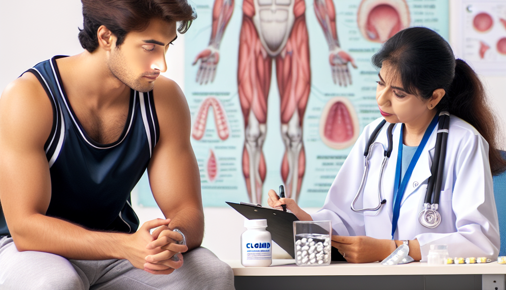 Prescribed clomid for male infertility in athletes