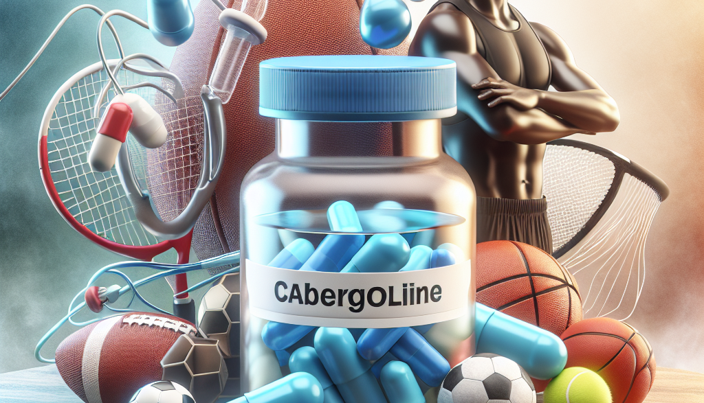 Therapeutic use of cabergoline in sports