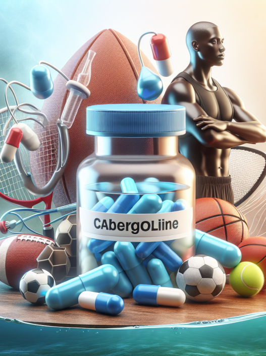 Therapeutic use of cabergoline in sports
